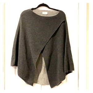 Gray poncho